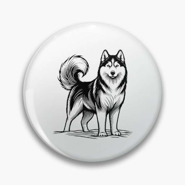 Item preview, Siberian Husky designed and sold by DesignsByKazu.