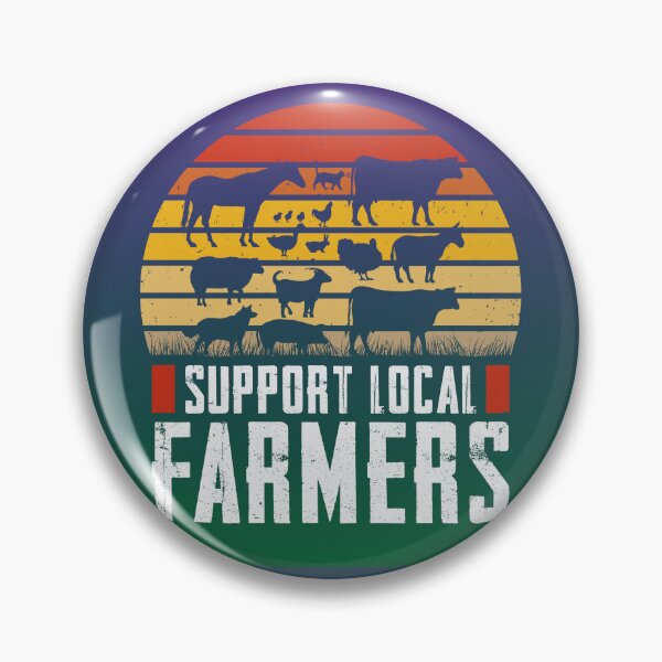 Item preview, Support Local Farmers, no farmers no food designed and sold by Cerulean-Shop.