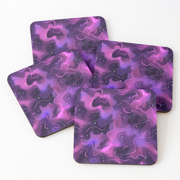 Item preview, Pink Glowing Trippy Luminance Pattern Design Abstract Camouflage Fluid Shapes in Neon Colors designed and sold by Reichcorp.