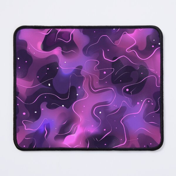 Item preview, Pink Glowing Trippy Luminance Pattern Design Abstract Camouflage Fluid Shapes in Neon Colors designed and sold by Reichcorp.
