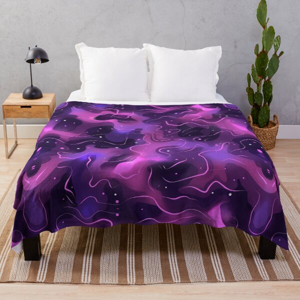 Item preview, Pink Glowing Trippy Luminance Pattern Design Abstract Camouflage Fluid Shapes in Neon Colors designed and sold by Reichcorp.