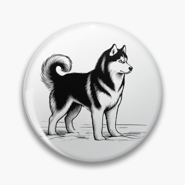 Item preview, Siberian Husky designed and sold by DesignsByKazu.
