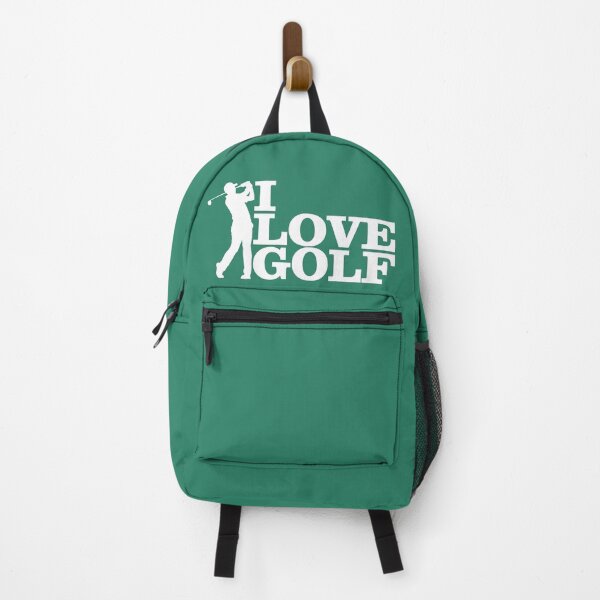 Item preview, I Love Golf Silhouette - Golfer with Crumpled Ball, Black and White designed and sold by ironpalette.