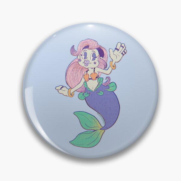Item preview, Mermaid Vintage Fleischer Cartoon Style designed and sold by Arkeyana.