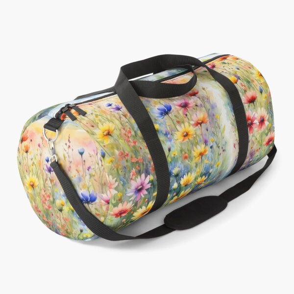 Item preview, colorful wild flower field water color designed and sold by yeekazar.