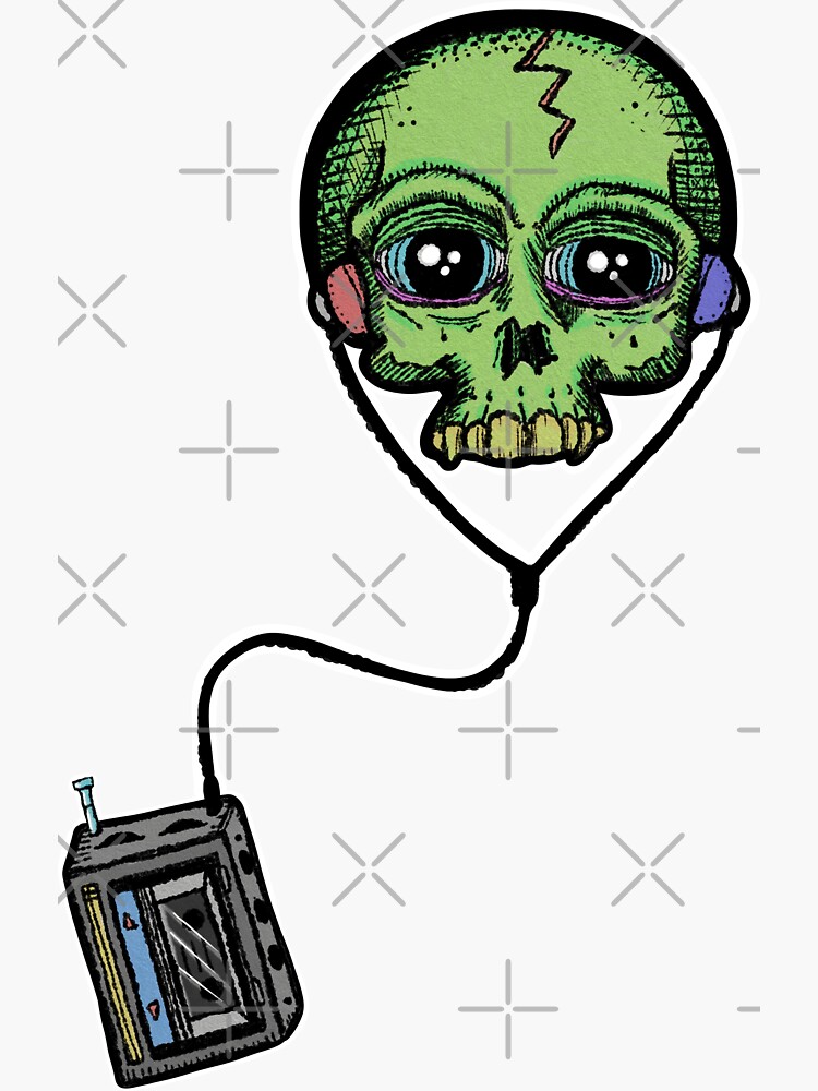 Thumbnail 3 of 3, Sticker, Walkman 90's Vibe - Stickers, Bags designed and sold by softnosferatu.