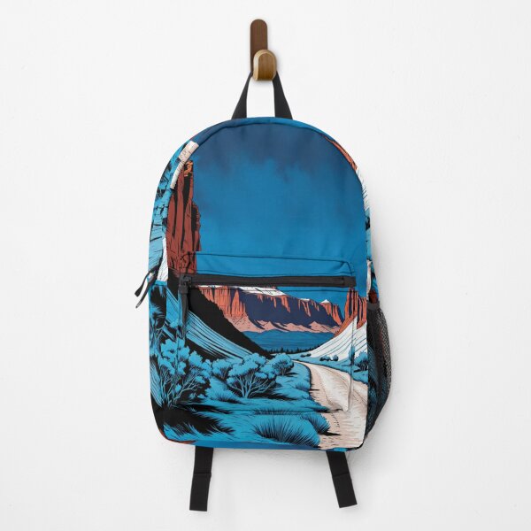 Item preview, Utah Landscape with Road Blue Tones designed and sold by Secondearth.