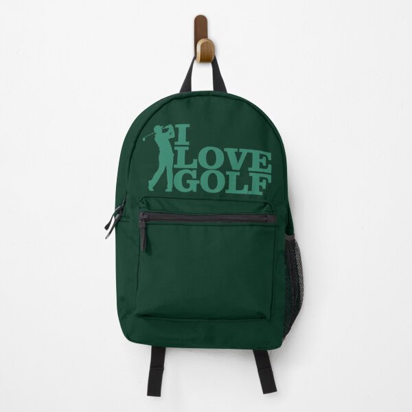 Item preview, I Love Golf Silhouette - Golfer with Crumpled Ball, Black and White designed and sold by ironpalette.