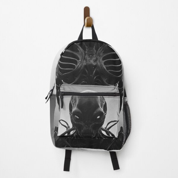 Item preview, Creepy Alien Figure In Horror Dark Forest designed and sold by SassyArtistry.