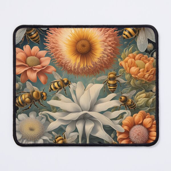 Item preview, Bess Pollinating Flowers designed and sold by Shelley Loewnau-Jones Studio.