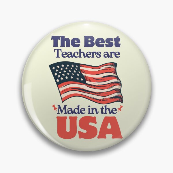 Item preview, Best Teachers Are Made In The USA  designed and sold by Mariana Piana.