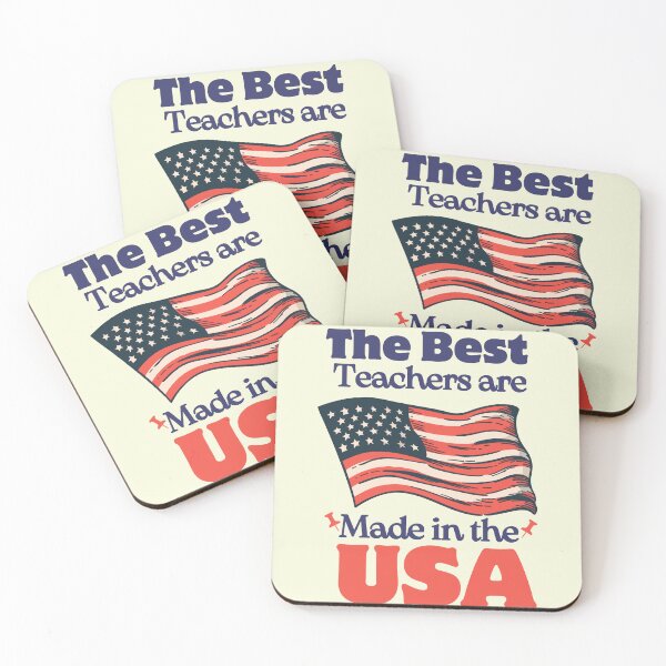 Item preview, Best Teachers Are Made In The USA  designed and sold by Mariana Piana.