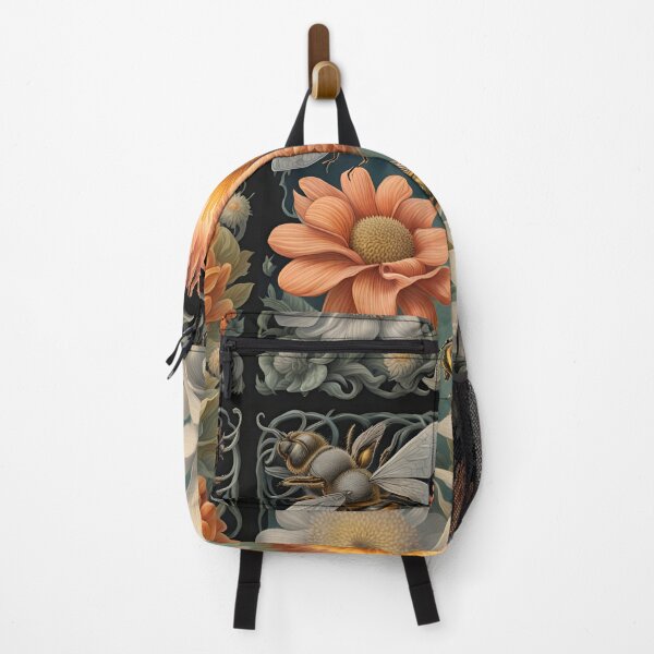 Item preview, Bess Pollinating Flowers designed and sold by Shelley Loewnau-Jones Studio.