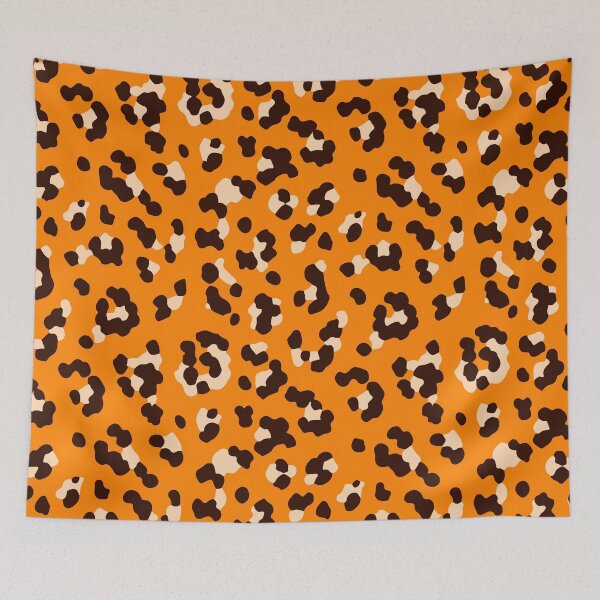 Item preview, Estampado de leopardo -naranja  designed and sold by Timegraf.