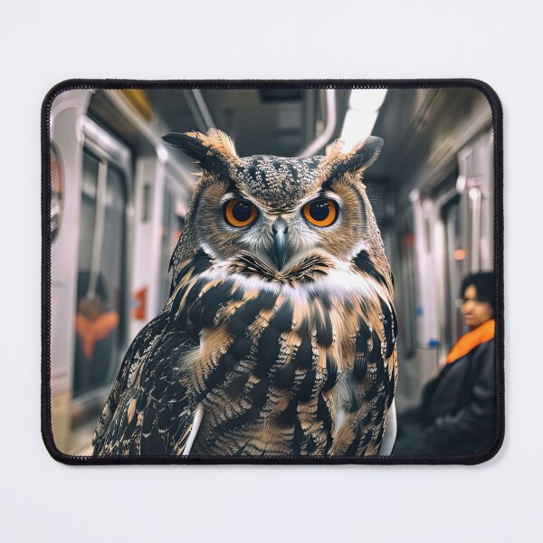 Item preview, Flaco on the subway designed and sold by FlacoTheOwl.
