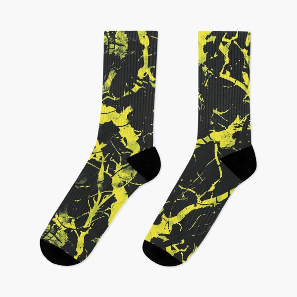 Item preview, Yellow Glowing Trippy Luminance Pattern Design Abstract Camouflage Fluid Shapes in Neon Colors designed and sold by Reichcorp.