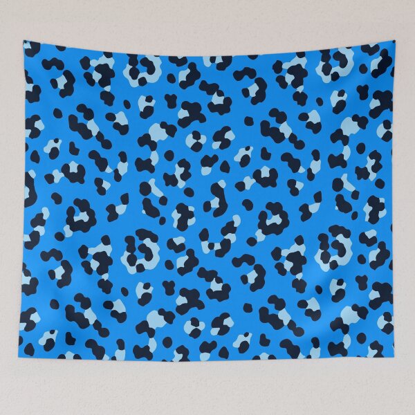 Item preview, Estampado de leopardo -Azul designed and sold by Timegraf.
