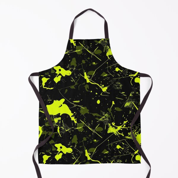 Item preview, Yellow Glowing Trippy Luminance Pattern Design Abstract Camouflage Fluid Shapes in Neon Colors designed and sold by Reichcorp.