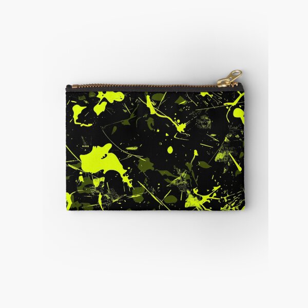 Item preview, Yellow Glowing Trippy Luminance Pattern Design Abstract Camouflage Fluid Shapes in Neon Colors designed and sold by Reichcorp.