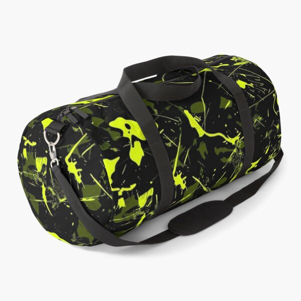 Item preview, Yellow Glowing Trippy Luminance Pattern Design Abstract Camouflage Fluid Shapes in Neon Colors designed and sold by Reichcorp.