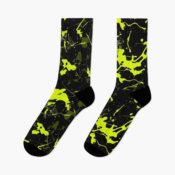 Item preview, Yellow Glowing Trippy Luminance Pattern Design Abstract Camouflage Fluid Shapes in Neon Colors designed and sold by Reichcorp.