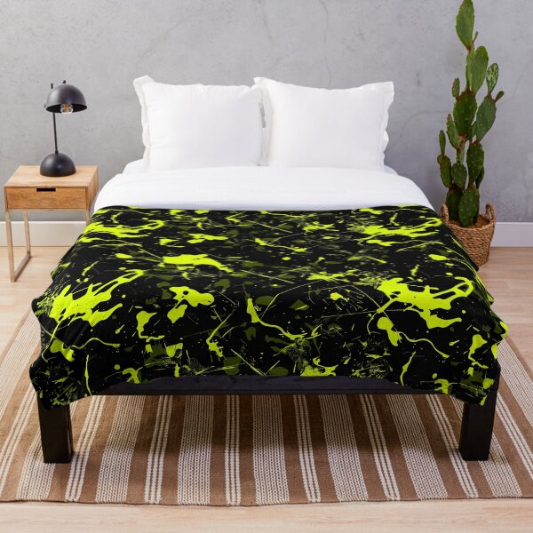 Item preview, Yellow Glowing Trippy Luminance Pattern Design Abstract Camouflage Fluid Shapes in Neon Colors designed and sold by Reichcorp.