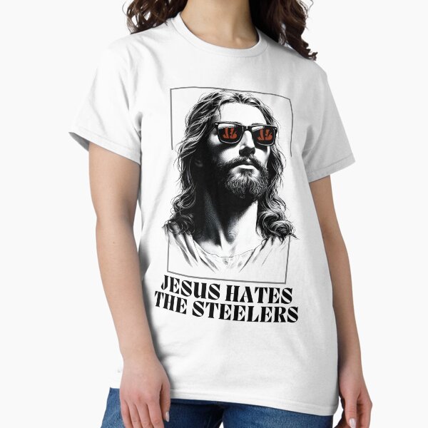 Item preview, Jesus Hates the Steelers designed and sold by D-Dreamweaver.