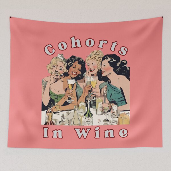 Item preview, Ladies Cohorts in wine party gifts. designed and sold by MCanderart.