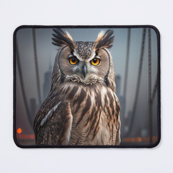 Item preview, Flaco on Brooklyn Bridge designed and sold by FlacoTheOwl.
