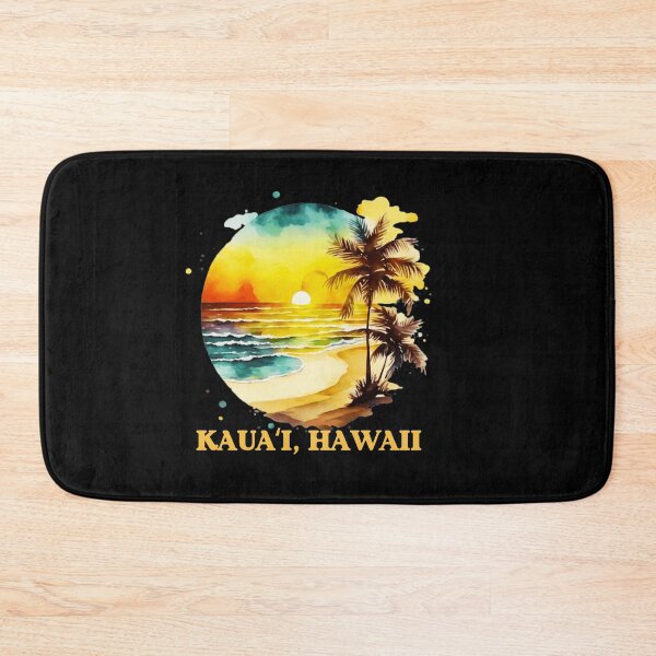 Item preview, Kaua'i, Hawaii - Known as the Garden Isle, it features lush rainforests, waterfalls, and the dramatic Na Pali Coast.  designed and sold by Sun Sand & Sea Art.