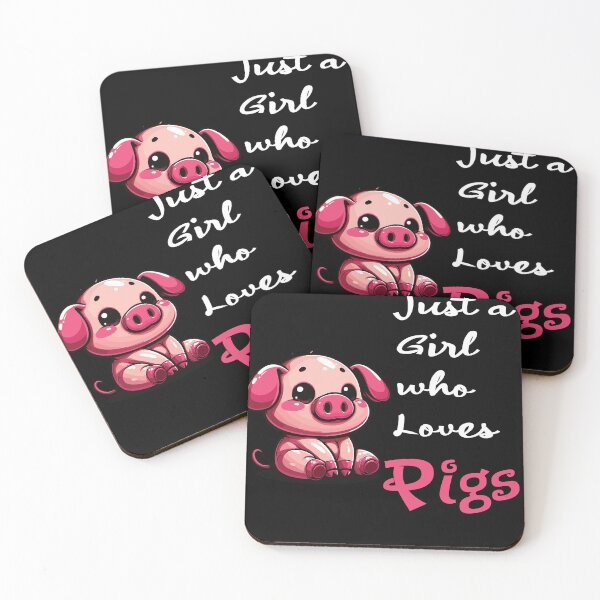 Item preview, Just A Girl who Loves Pig, sweet little Pig Love designed and sold by Inspire-DuDe.