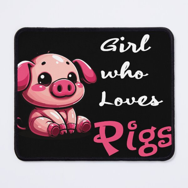 Item preview, Just A Girl who Loves Pig, sweet little Pig Love designed and sold by Inspire-DuDe.