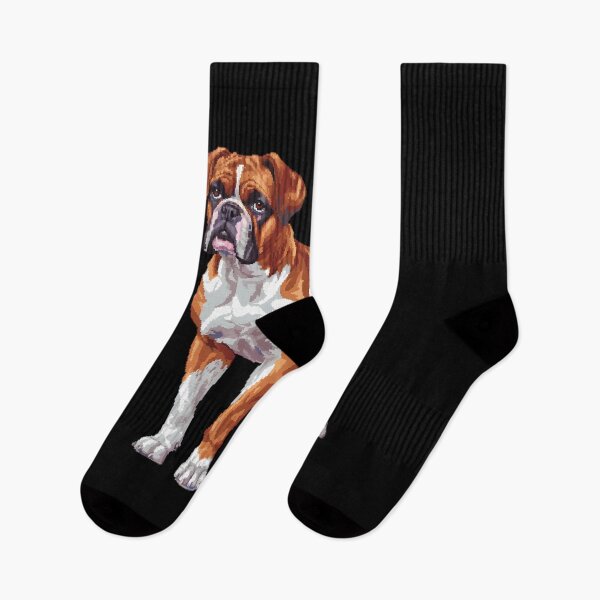 Item preview, Pixel Portrait Boxer designed and sold by CUTEDOGGIEZ.
