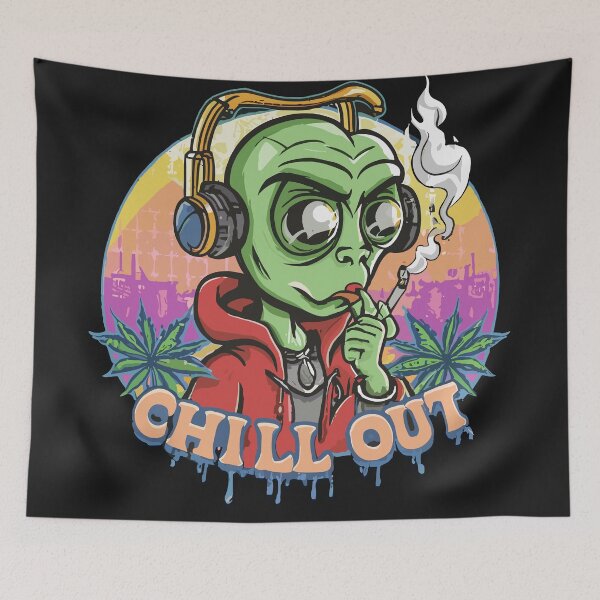 Item preview, Galactic Rhythm: Alien in Hip Hop Gear designed and sold by diegomenjivar92.