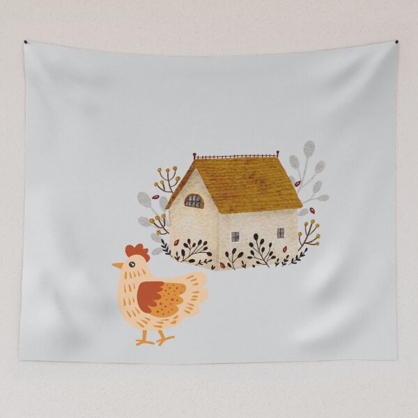 Item preview, House and hen designed and sold by esao.