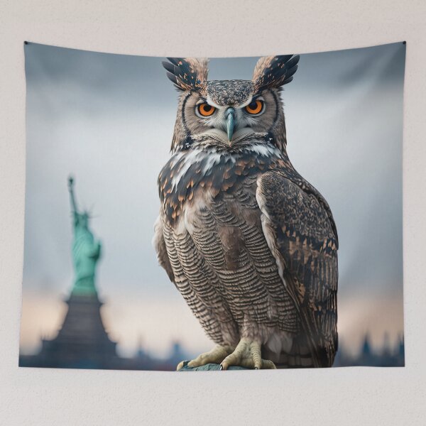 Item preview, Flaco statue of liberty designed and sold by FlacoTheOwl.
