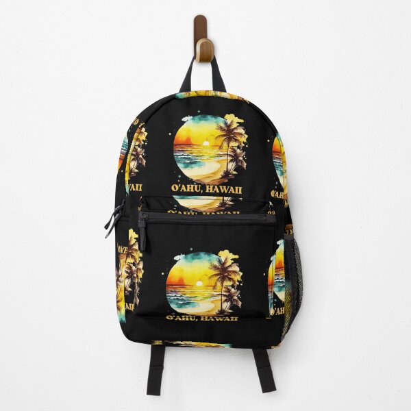 Item preview, O'AHU, Hawaii - Home to Honolulu, the state capital, and famous landmarks like Waikiki Beach and Pearl Harbor. designed and sold by Sun Sand & Sea Art.