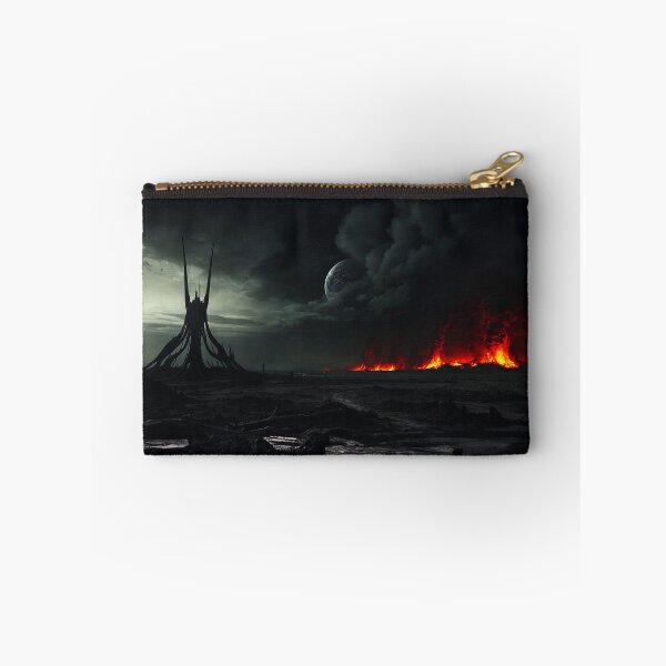 Item preview, Dark Horror Alien World On Flames designed and sold by SassyArtistry.