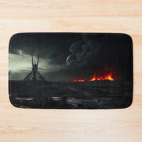 Item preview, Dark Horror Alien World On Flames designed and sold by SassyArtistry.