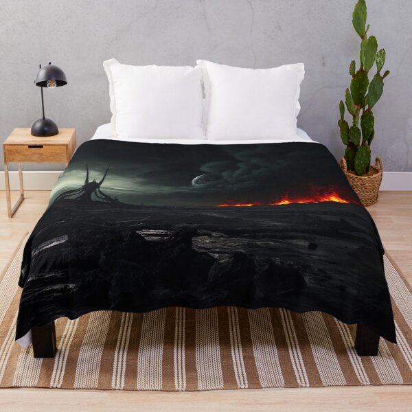 Item preview, Dark Horror Alien World On Flames designed and sold by SassyArtistry.