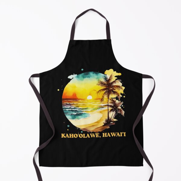 Item preview, Kaho'olawe Hawaii - A small, uninhabited island that was once used for military training. The name also includes an ʻokina. designed and sold by Sun Sand & Sea Art.