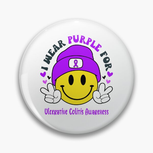 Item preview, I Wear Purple For Ulcerative Colitis Awareness, Ulcerative Colitis Awareness Month designed and sold by KatMercerr.