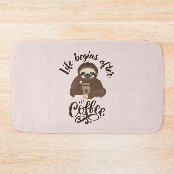 Item preview, Sloth drinking coffee designed and sold by amaria56.