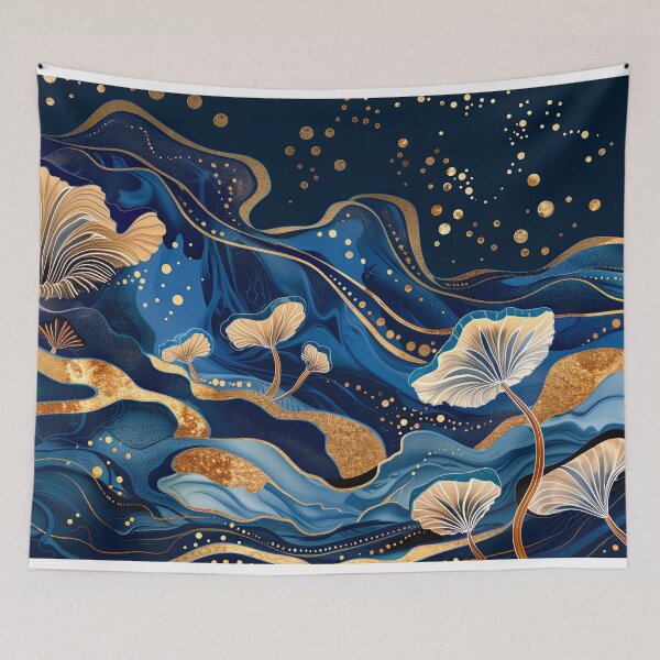 Item preview, Abstract Mushroom Art - Secrets of the Underbrush designed and sold by AM-Fine-Designs.