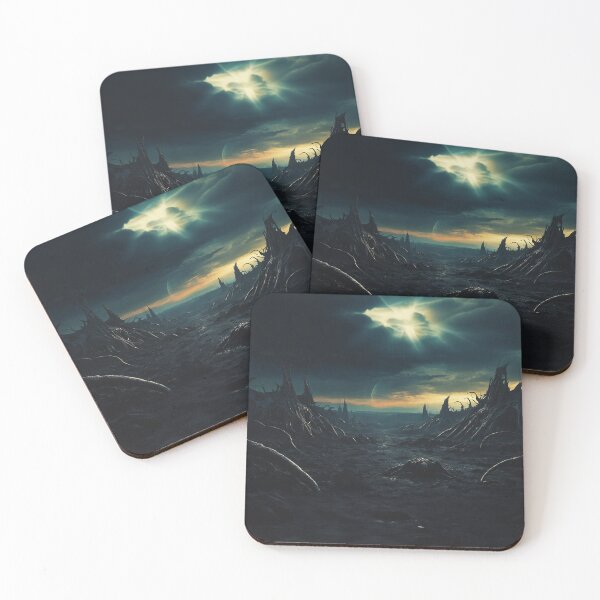 Item preview, Dark Alien World In Far Galaxy Sun Eclipse designed and sold by SassyArtistry.