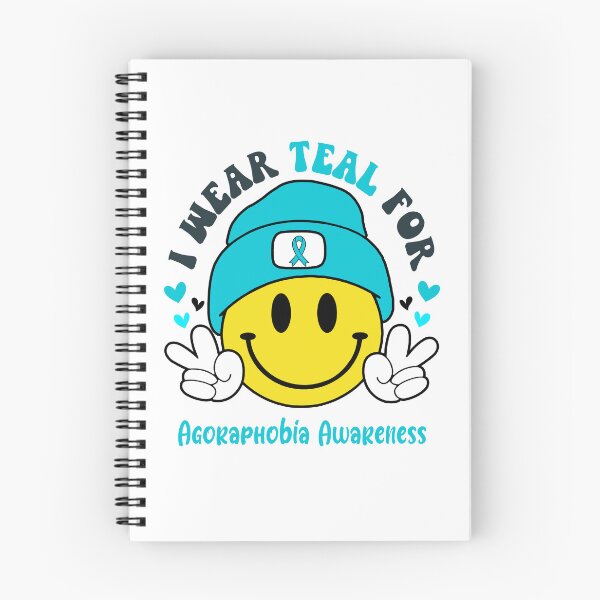 Item preview, I Wear Teal For Agoraphobia Awareness, Agoraphobia Awareness Month designed and sold by KatMercerr.