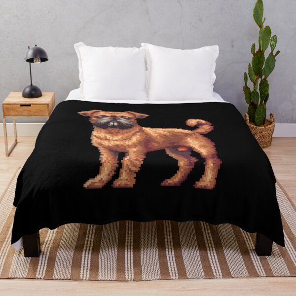 Item preview, Pixel Portrait Brussels Griffon designed and sold by CUTEDOGGIEZ.