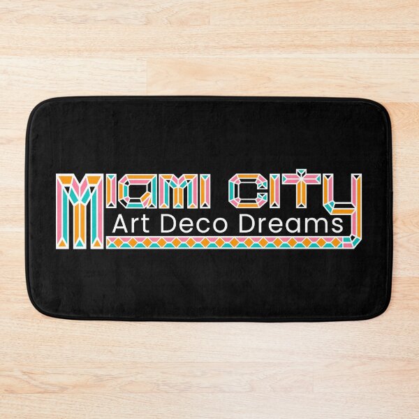 Item preview, Art Deco Dreams - Miami City Typography designed and sold by patriotwardrobe.