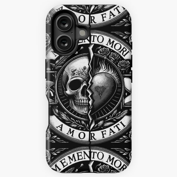 Artikel-Vorschau von Memento Mori Amor Fati Stoische Philosophie, designt und verkauft von Buzzworthy Threads.