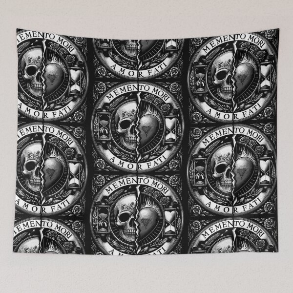 Item preview, Memento Mori Amor Fati Stoic Philosophy designed and sold by Buzzworthy Threads.